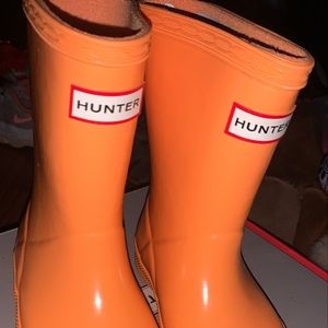 Hunter rain boots toddler 6c